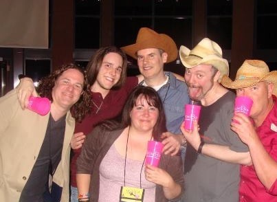 Ethan Day, Jared Rackler, Kris Jacen, Barry Brennessel, Damon Suede and me