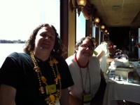 Ethan Day and Jambrea Jo Jones on the Riverboat