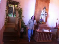 Is that a ghost in the old church?? Oh no wait, it’s just an apparition of Ethan.