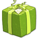 shiny-green-present