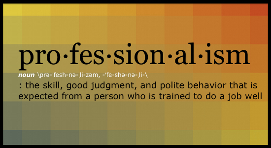 Professionalism